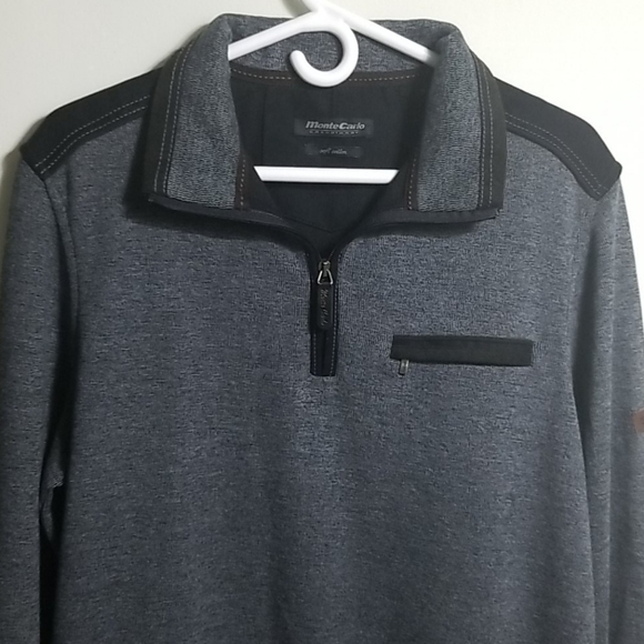Monte Carlo Casualwear Half Zip Sweatshirt - Picture 3 of 12